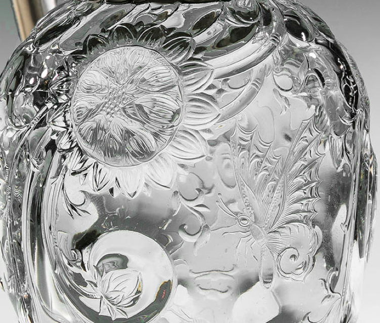 details of finely engraved decoration