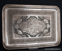 islamic silver tray by esfahan world class silversmith lahiji