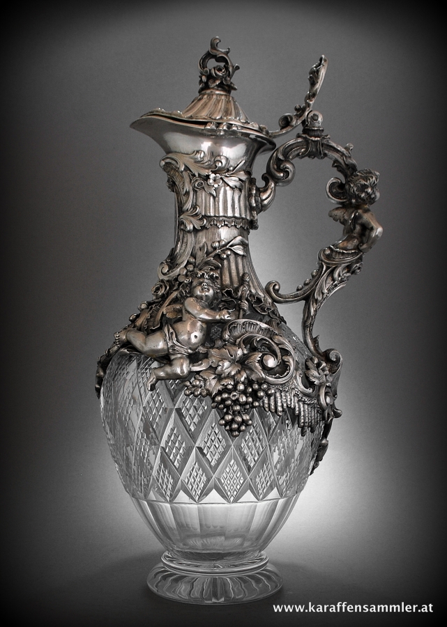 Figural Claret jug by Wilkens - Bremen 1889