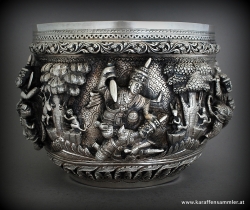 burmese silver bowl