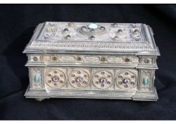 Antique silver boxes & caskets