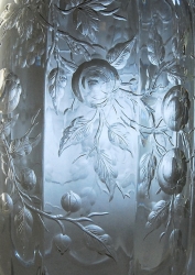 Glass made by Stevens & Williams, Stourbridge, to a design by John Orchard
