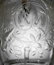 Detail of engraving - passion flower design