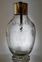Glass finely engraved by a gifted Bohemian artist