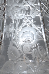 Detail of glass engraving