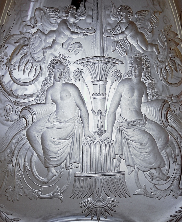 Detail of engraving