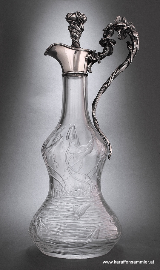 Russian Claret Jug - signed Sterling ( probably by Faberge )