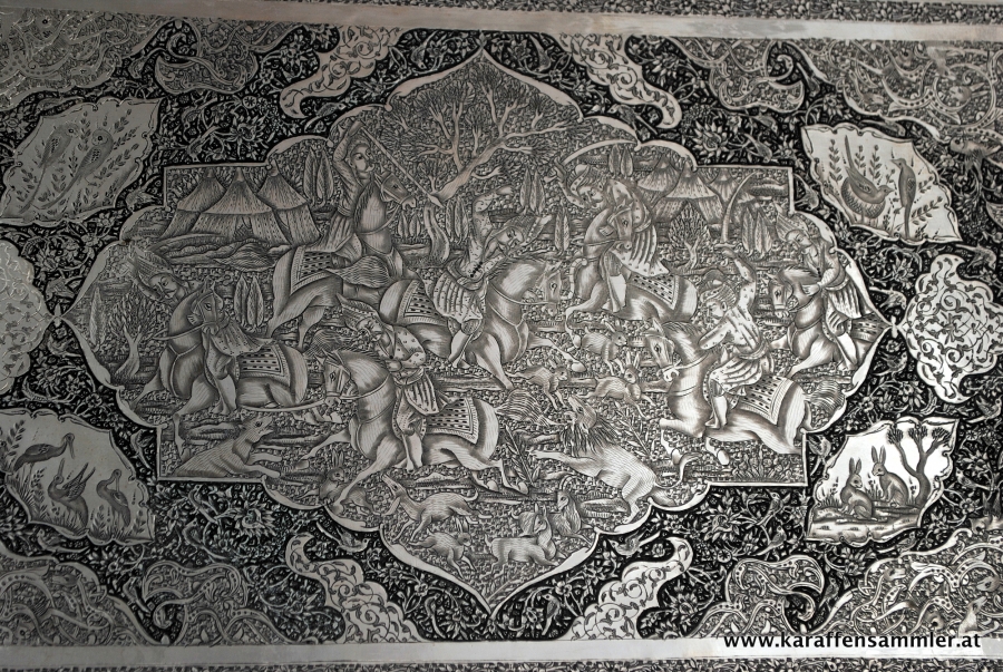 details of finely engraved decoration