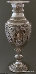 Parvaresh Brothers, 84 silver, Galam Zani, Isfahan - Vase 70 cm !!!