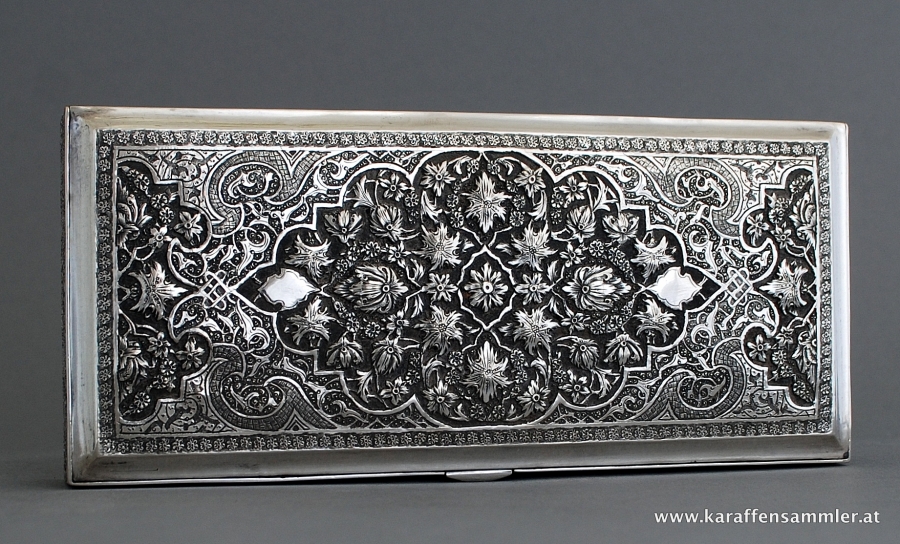 Persian silver box isfahan RAV