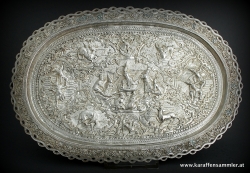 burmese silver tray