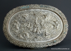 burmese silver tray