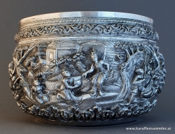 Rangoon burmese antique silver