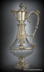German silver claret jug
