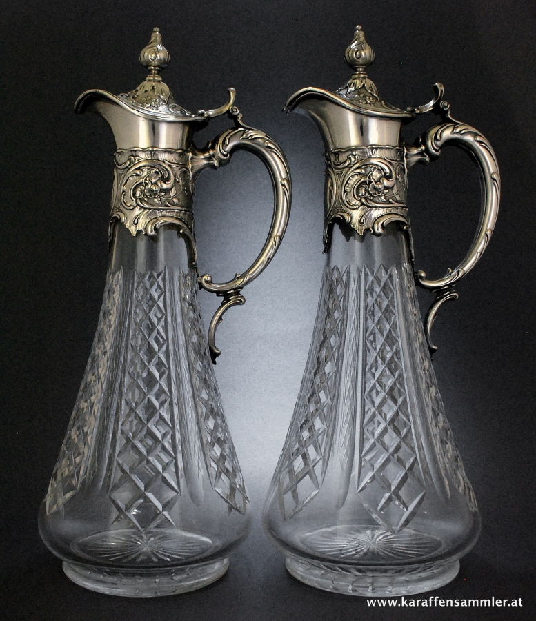 Pair of russian claret jugs - Moscow 1899