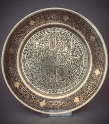 brass plate - Isfahan, Iran 1910