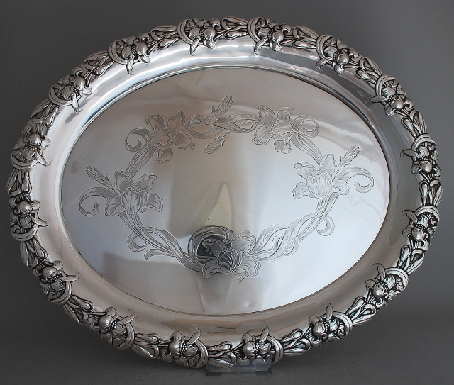 ..and matching tray - c 1900